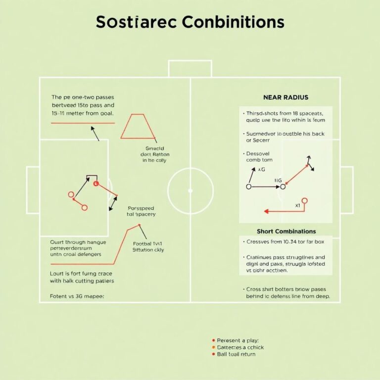 Эффект голевых комбинаций в ближнем и дальнем радиусе в футболе
