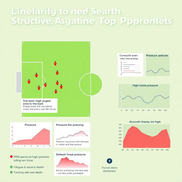 Сравнение линейности давления в матчах против топ-соперников в футболе