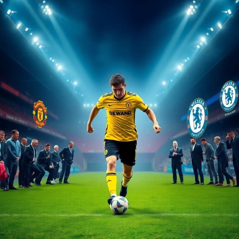 Манчестер Юнайтед и Челси борются за трансфер полузащитника Боруссии