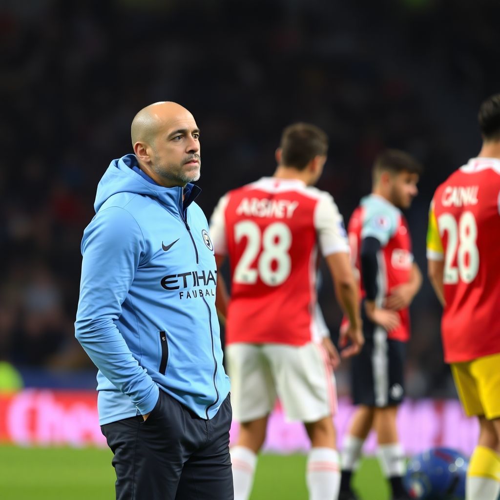 Гвардиола о матче с Арсеналом: поражение лишит Манчестер Сити борьбы за титул